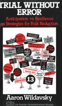 Trial Without Error: Anticipation vs Resilence as Strategies for Risk Reduction