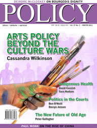 FEATURE: Beyond the Culture Wars - Arts Policy for a New Generation
