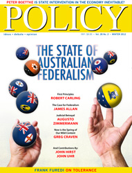 THE STATE OF AUSTRALIAN FEDERALISM: The Case for Federalism