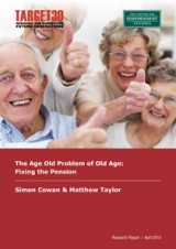 The Age Old Problem of Old Age: Fixing the Pension