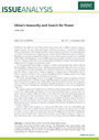China’s Insecurity and Search for Power