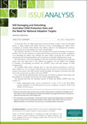 Still Damaging and Disturbing: Australian Child Protection Data and the Need for National Adoption Targets