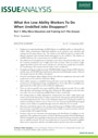What are Low Ability Workers To Do When Unskilled Jobs Disappear? Part 1