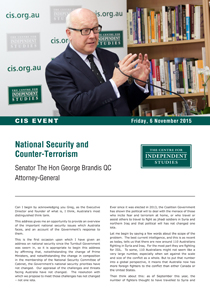 National Security and Counter-Terrorism