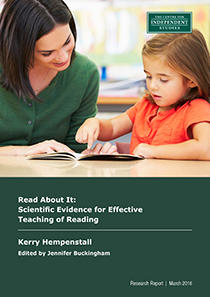 Read about it: Scientific evidence for effective teaching of reading