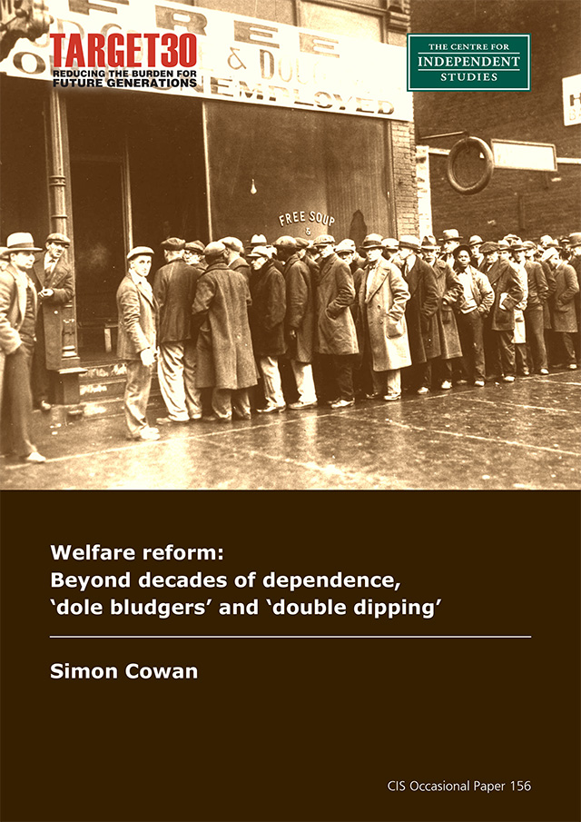 Welfare reform beyond decades of dependence, ‘dole bludgers’ and ‘double dipping’