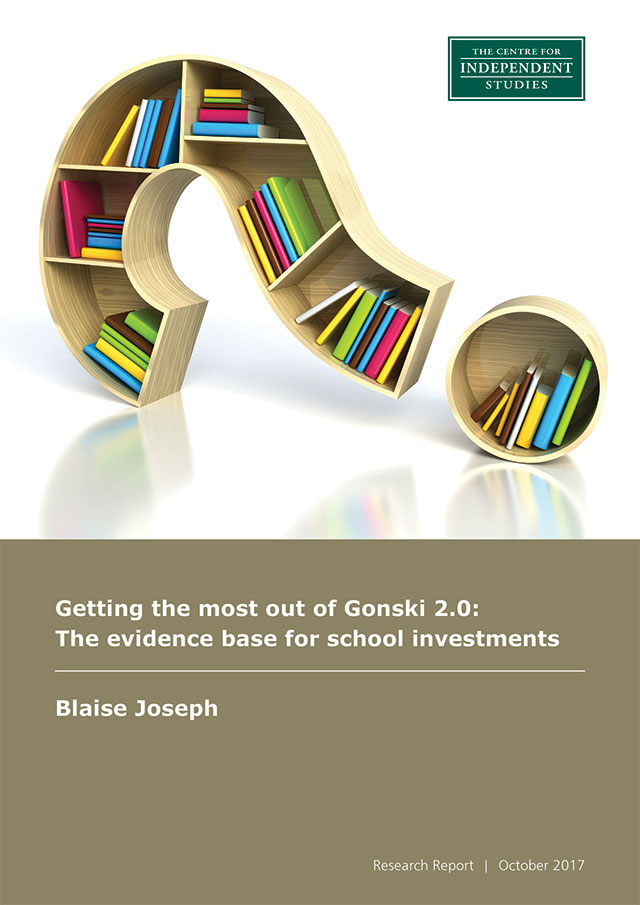 Getting the most out of Gonski 2.0: The evidence base for school investments