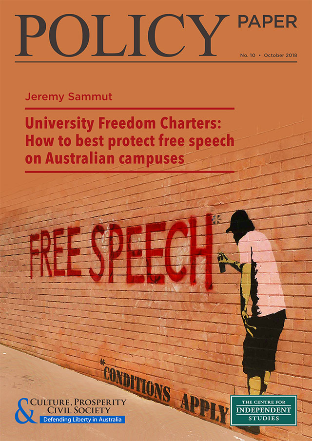 University Freedom Charters: How best to protect free speech on Australian campuses