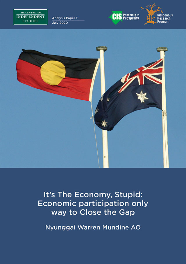 It’s The Economy, Stupid: Economic participation only way to Close the Gap