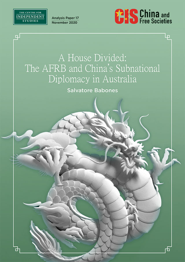 A House Divided: The AFRB and China's Subnational Diplomacy in Australia