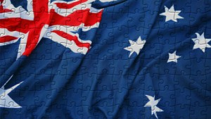 australian flag jigsaw