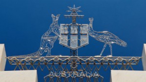 parliament house shield crest canberra