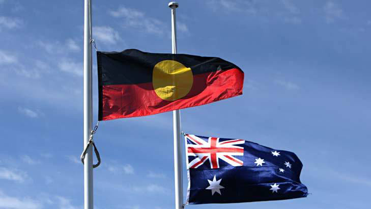 indigenous and australian flags