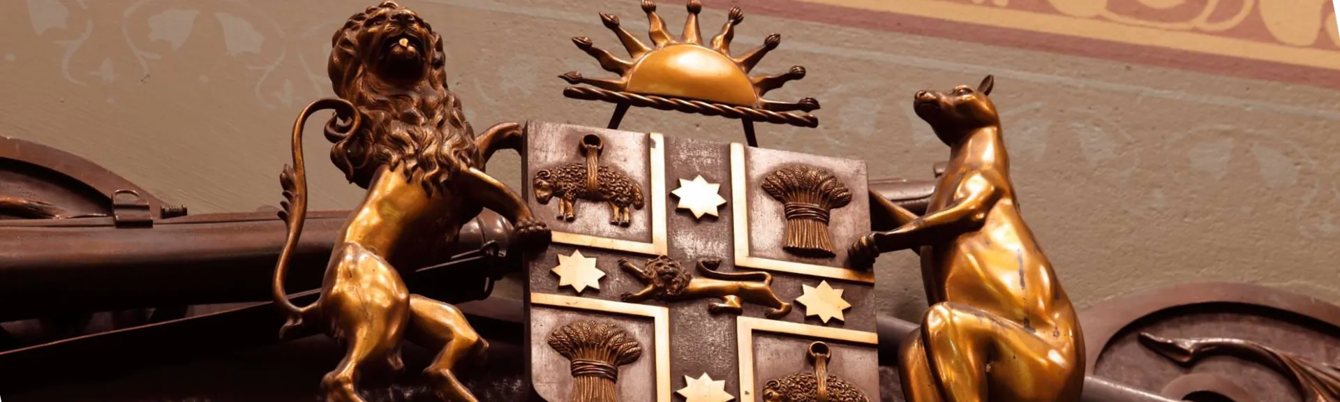 NSW Parliament coat of arms budget banner